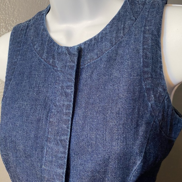 BANANA REPUBLIC DENIM Snap Front Vest/Tank - Picture 2 of 16
